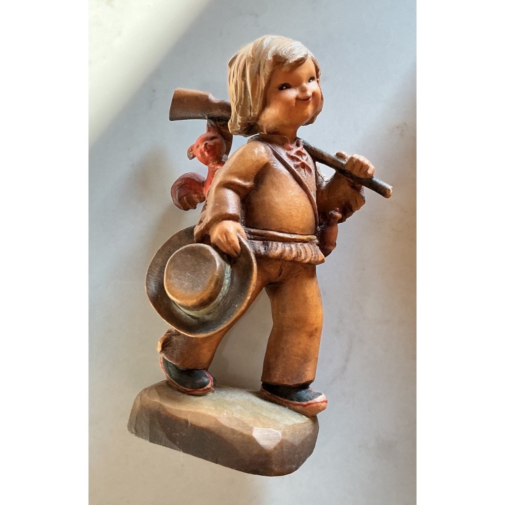 ANRI 6" Wood Carving Juan Ferrandiz "The Tracker" Vintage Limited 246/1500